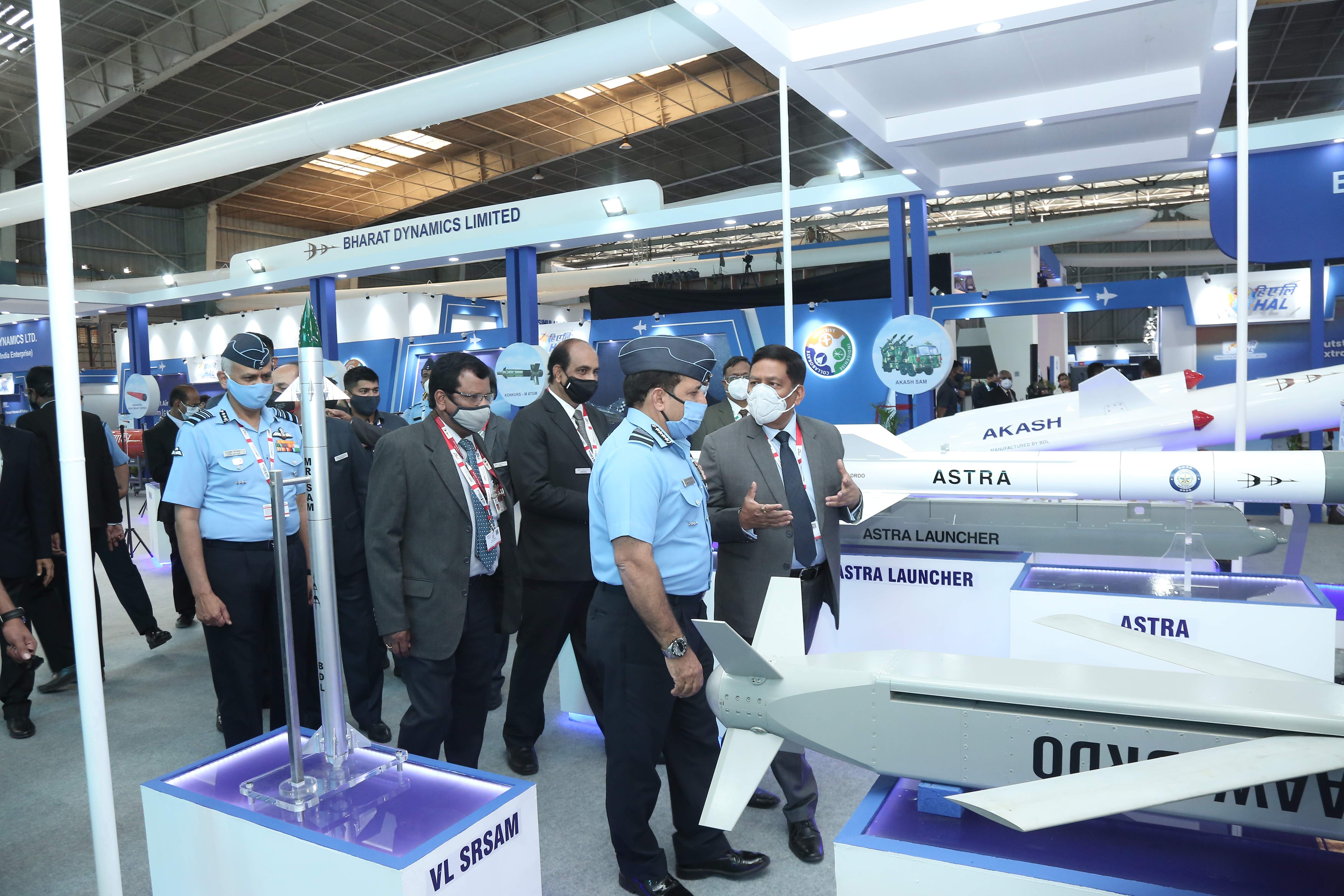 Chief of Air Staff inaugurates BDL stall at Aero India – 2021