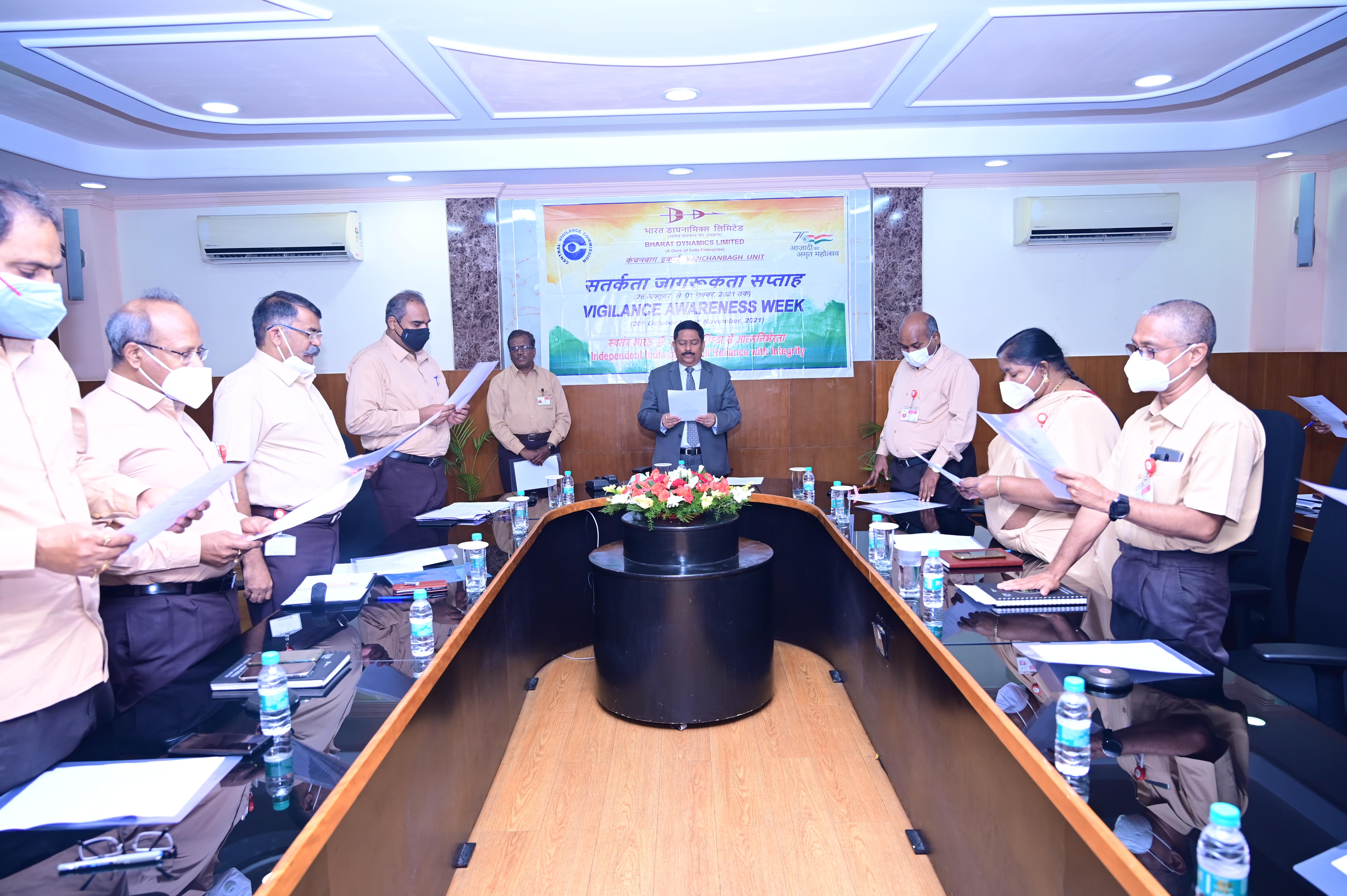 Vigilance Awareness Week Inaugurated at BDL