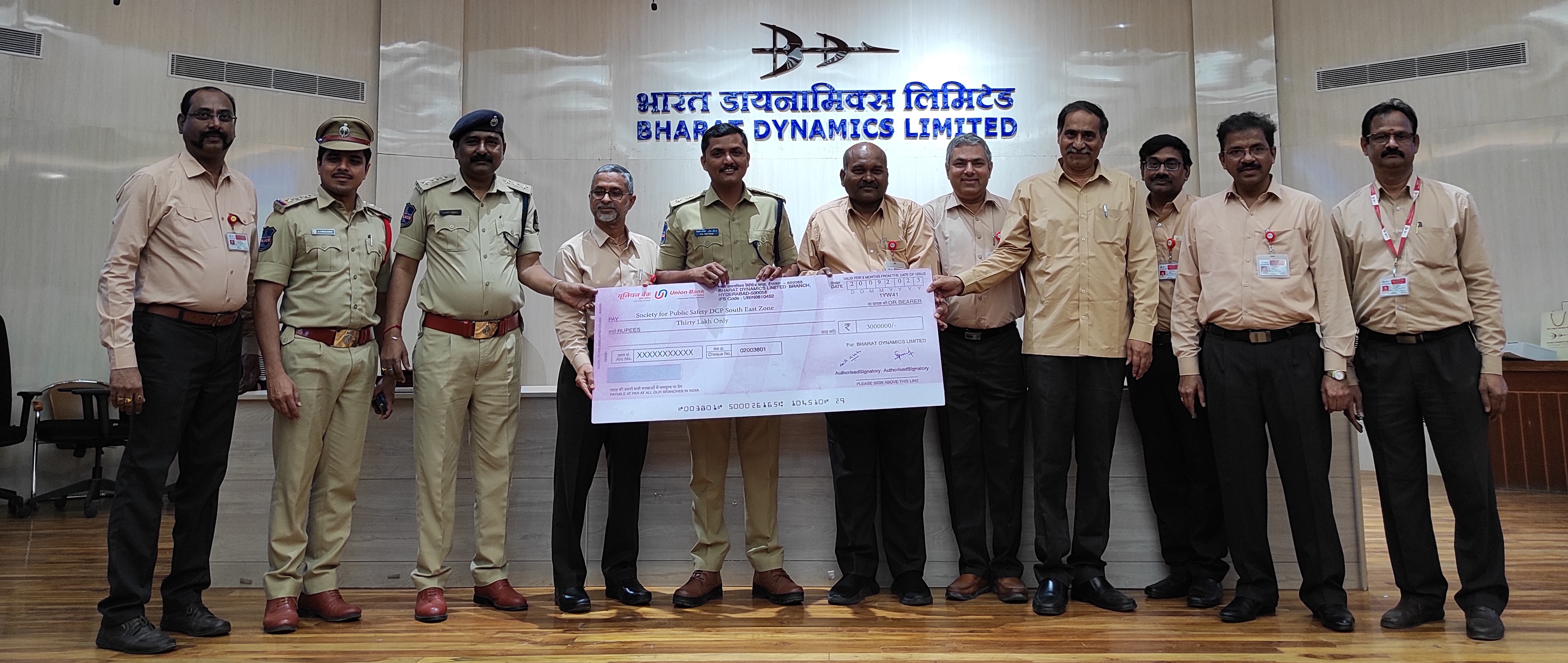 BDL Funds CCTV Cameras installation in Old City, Hyderabad