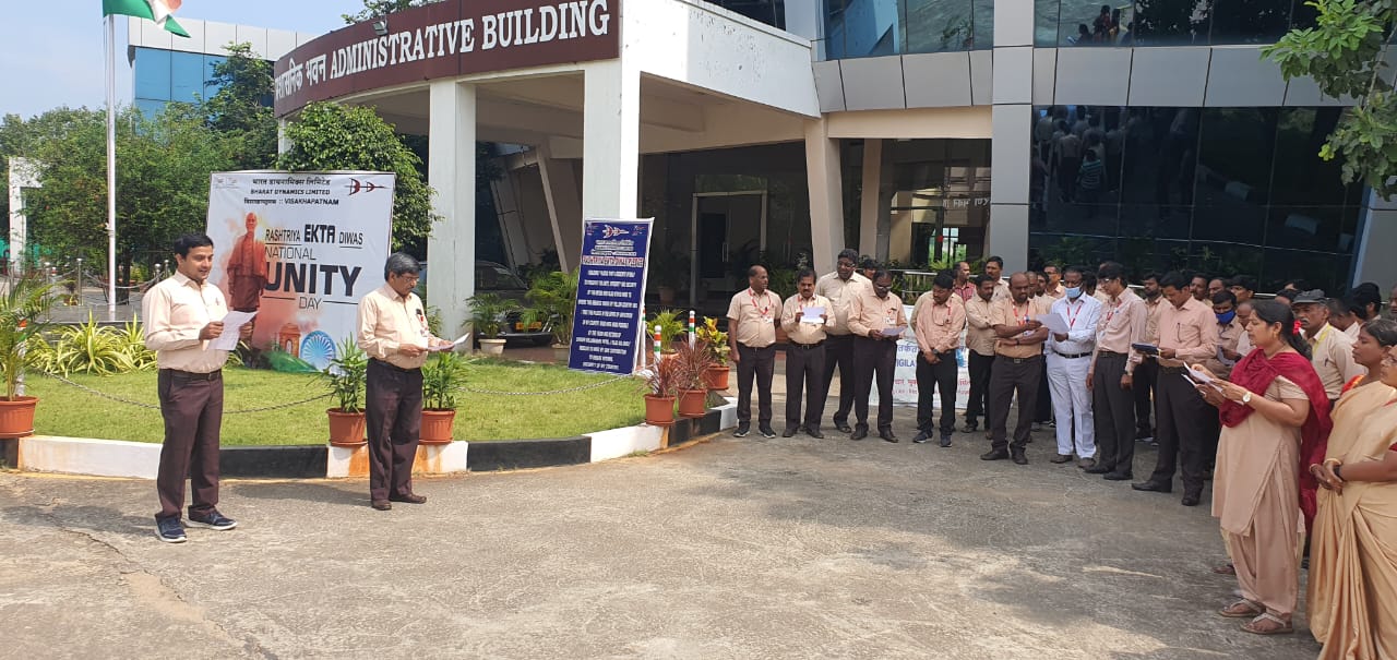 BDL observes “Rashtriya Ekta Diwas”