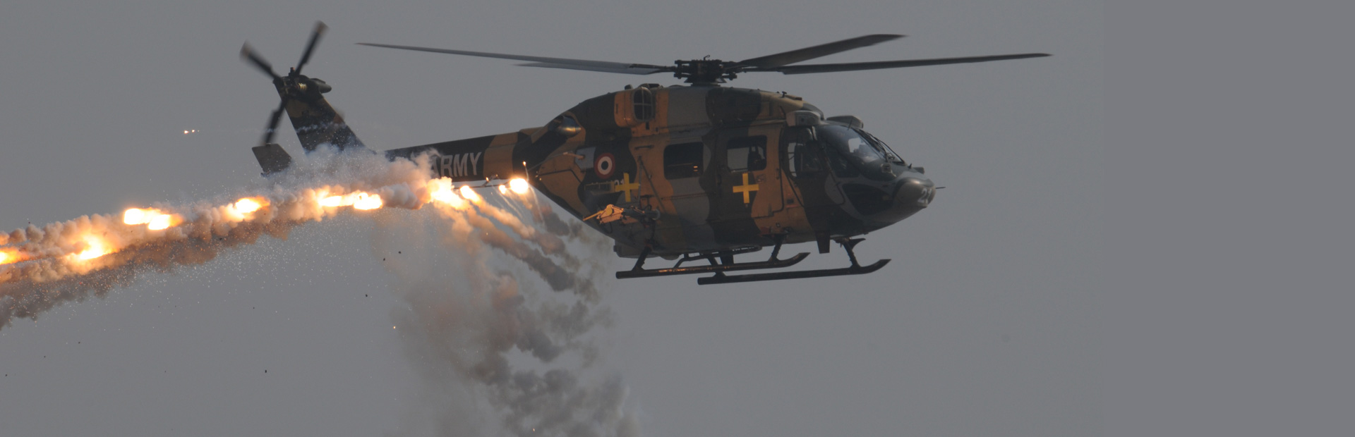 CMDS firing helicopter