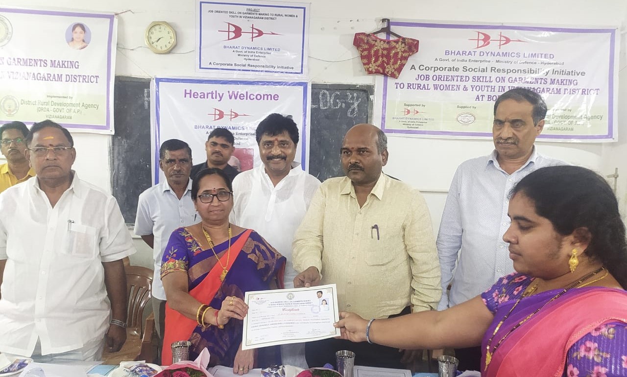 BDL’s provides Job oriented training to women- undertakes digitalization of class rooms in Govt. Schools