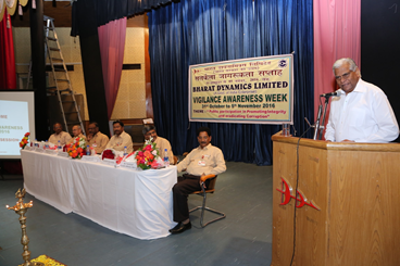 Vigilance awareness week observed at BDL - 2016