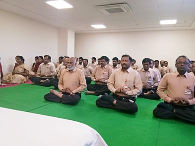 International Yoga day observed at BDL - 2018.