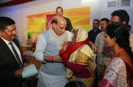 “Veer Naris” felicitated by Raksha Mantri