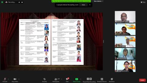 Report on Virtual Alumni Meet 2021, “वारिSmriti’21: सफलता की परम्परा”