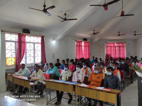 image of पत्ती चूर्ण आधारित फार्म निर्मित जलीय आहार तैयारी और फार्म पर आहार प्रबंधन के प्रदर्शन पर एससीएसपी प्रशिक्षण image 2