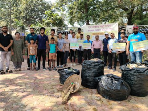 Swachhata Shram Daan at Harbadevi Community Pond