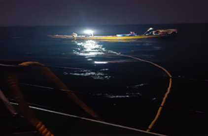 Towing Assistance to IFB MV Tiger (IND-AN-SA-MO-354). Image of Towing Assistance to IFB MV Tiger (IND-AN-SA-MO-354).