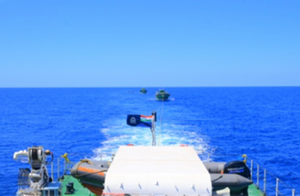 Towing Assistance to Distressed IFBs Vaazhivin Manna (IND-TN-15-MM-1816) and IFB Akash (IND-TN-15-MM-5661). Image of Towing Assistance to Distressed IFBs Vaazhivin Manna (IND-TN-15-MM-1816) and IFB Akash (IND-TN-15-MM-5661).